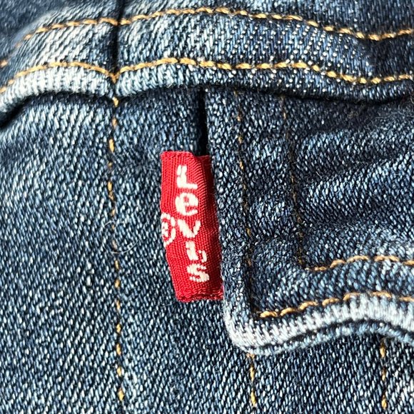 LEVI'S Jean Original Denim Trucker Jacket Size Small - Picture 5 of 13